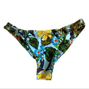 NWOT Tropical Bikini Bottoms 🌴👙L
